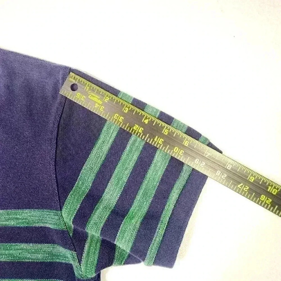 Taanz Men's Summer Polo XL Stripes No Collar Button Henley Type European READ‎ - Picture 15 of 16